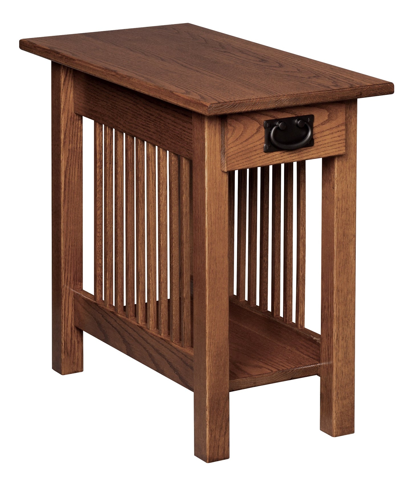 Mission Chair Side Table with Drawer