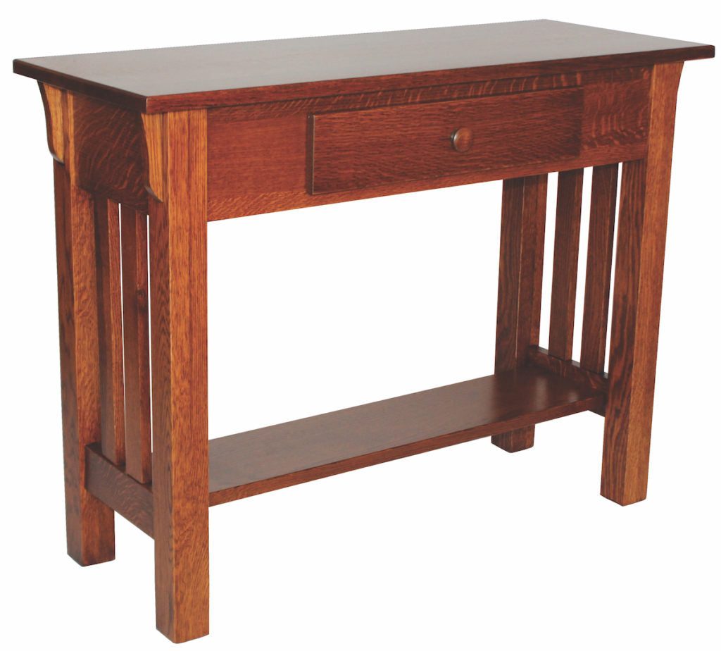 Wide Slat Mission 36″ Sofa Table