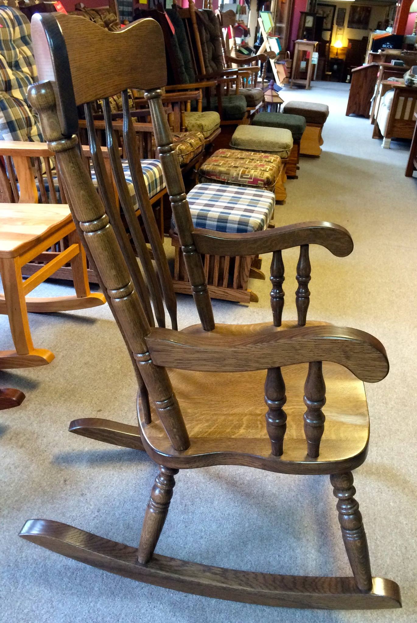 Grandfather Rocker in Quartersawn Oak