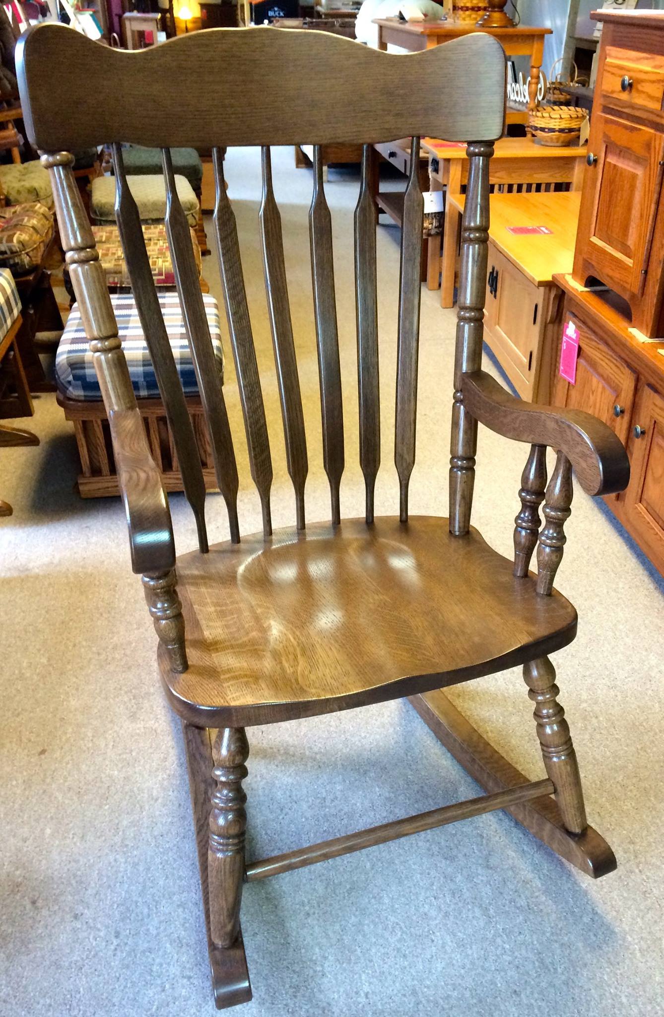 Grandfather Rocker in Quartersawn Oak