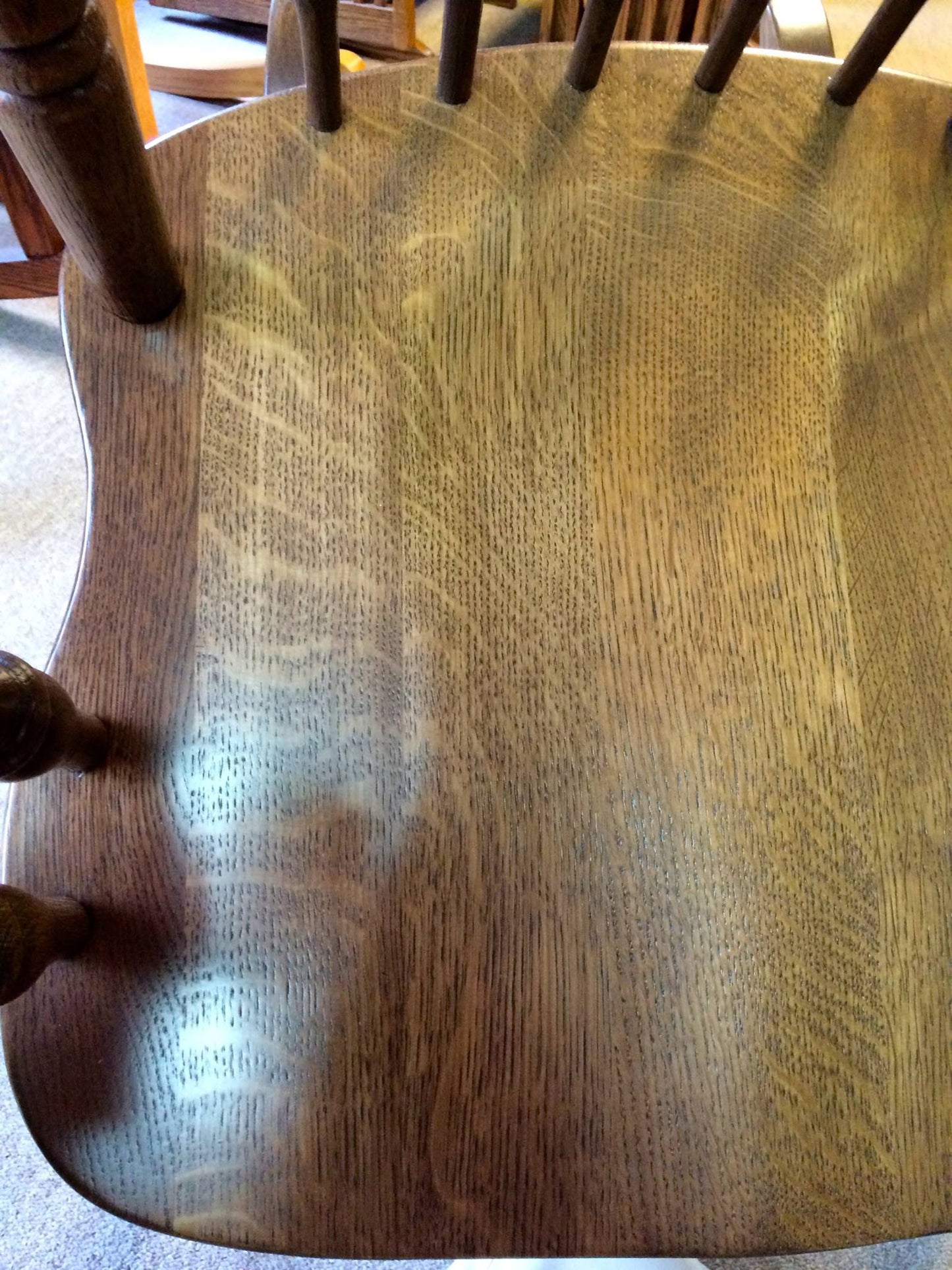 Grandfather Rocker in Quartersawn Oak