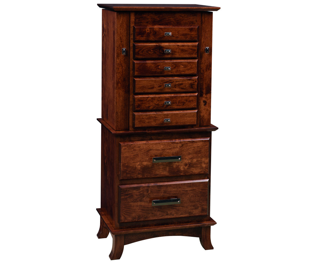 48″ Split Shaker Jewelry Armoire
