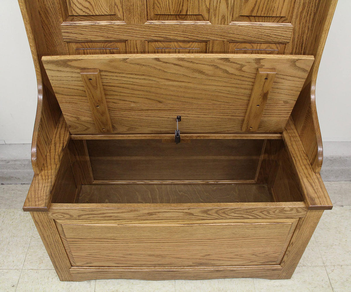 36″ Basket Top Hall Seat