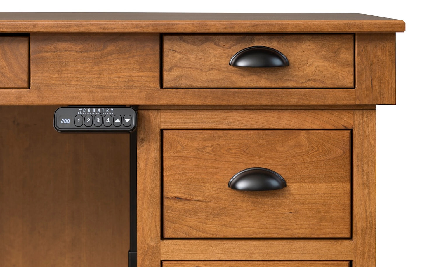 Lancaster Mission Executive Lift Desk - 75" W