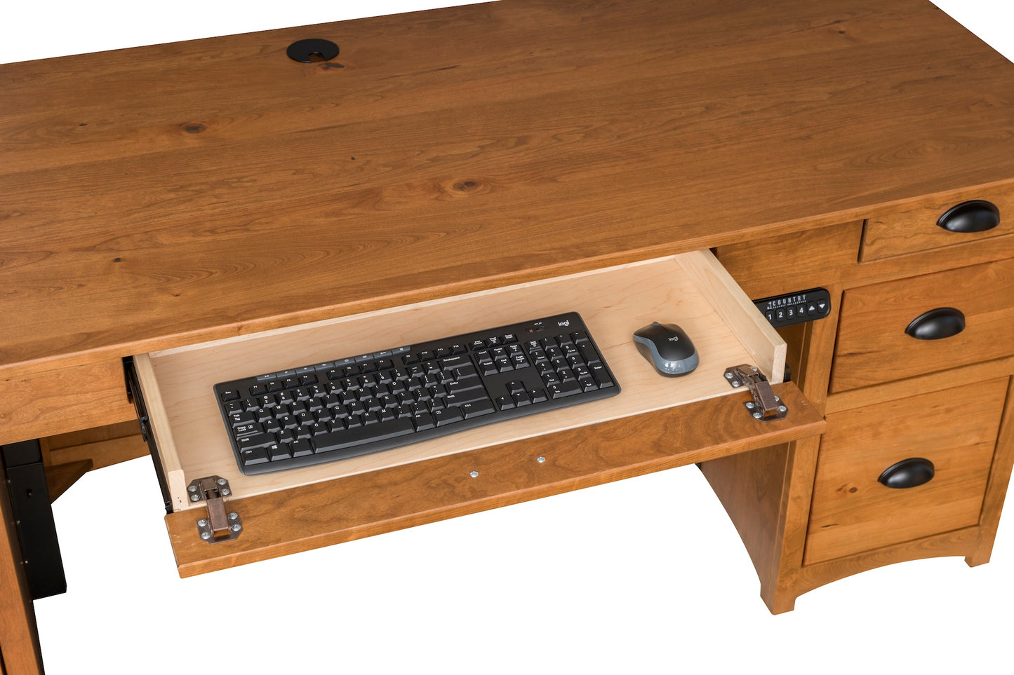 Lancaster Mission Executive Lift Desk - 75" W