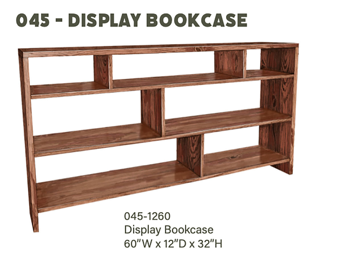 Display Bookcase – 60"W