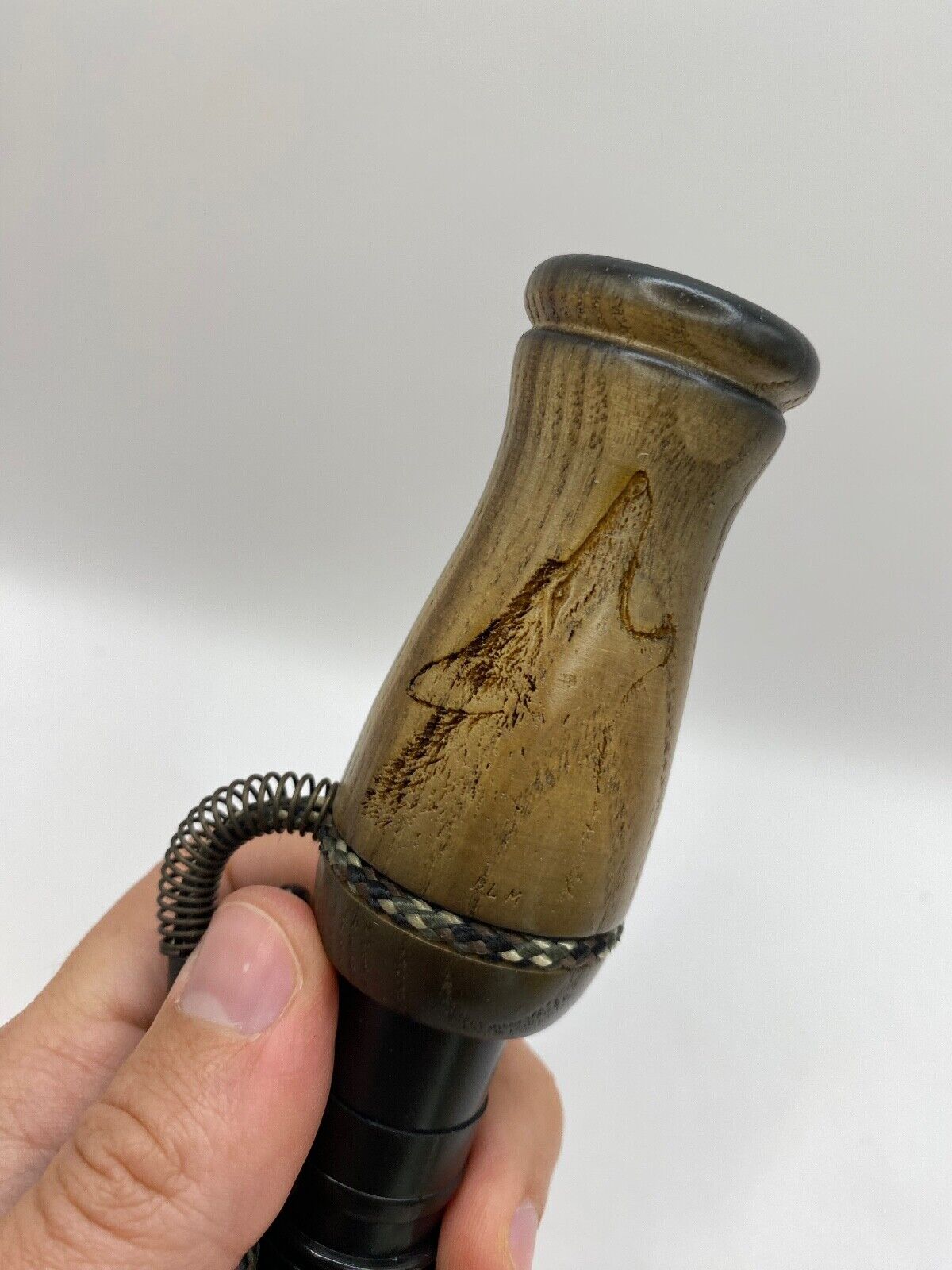 Genuinely Amish Crafted Wooden Coyote Howler Call with Lanyard