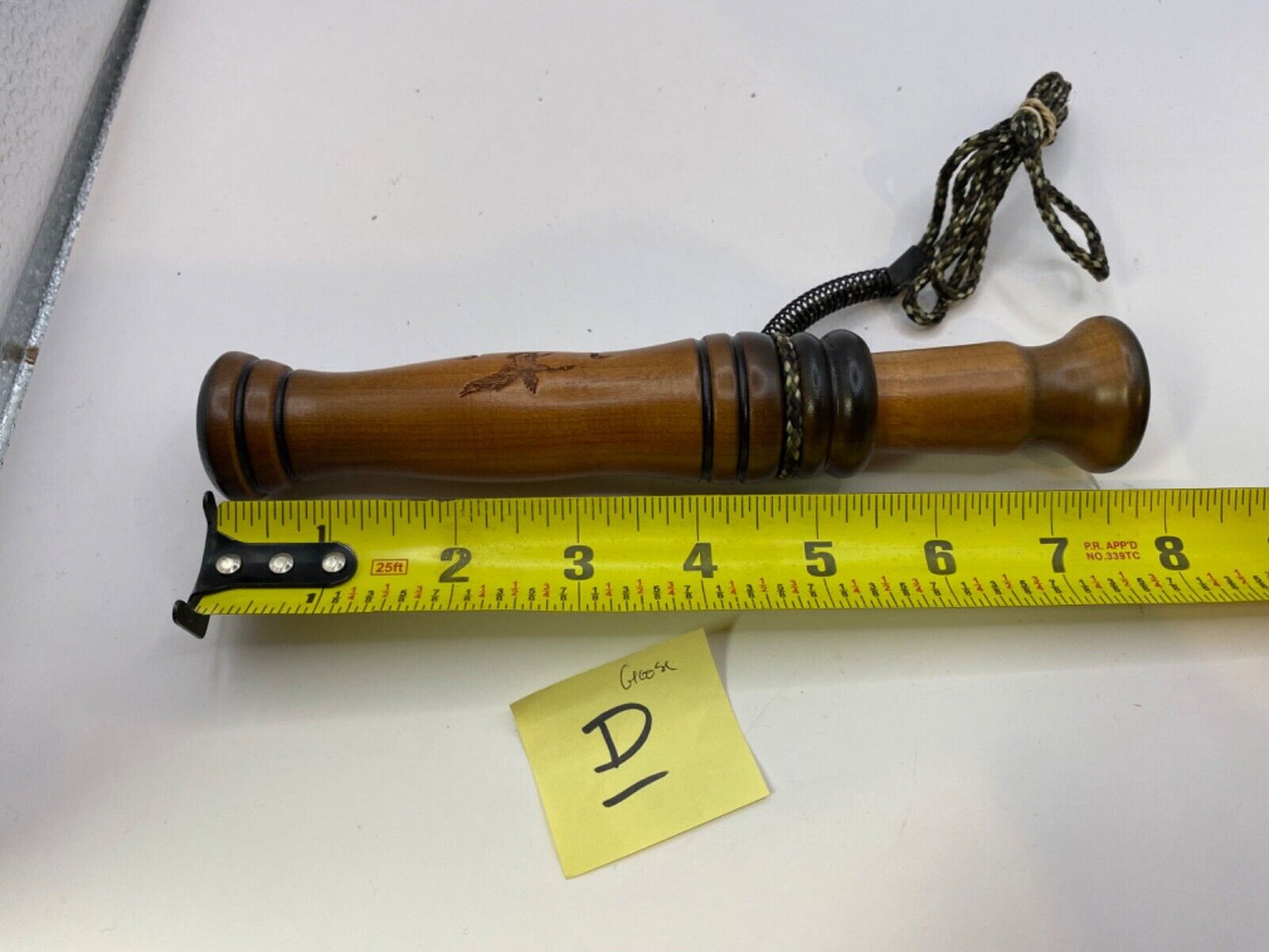 Genuinely Amish Crafted Goose Call with Lanyard - Honker