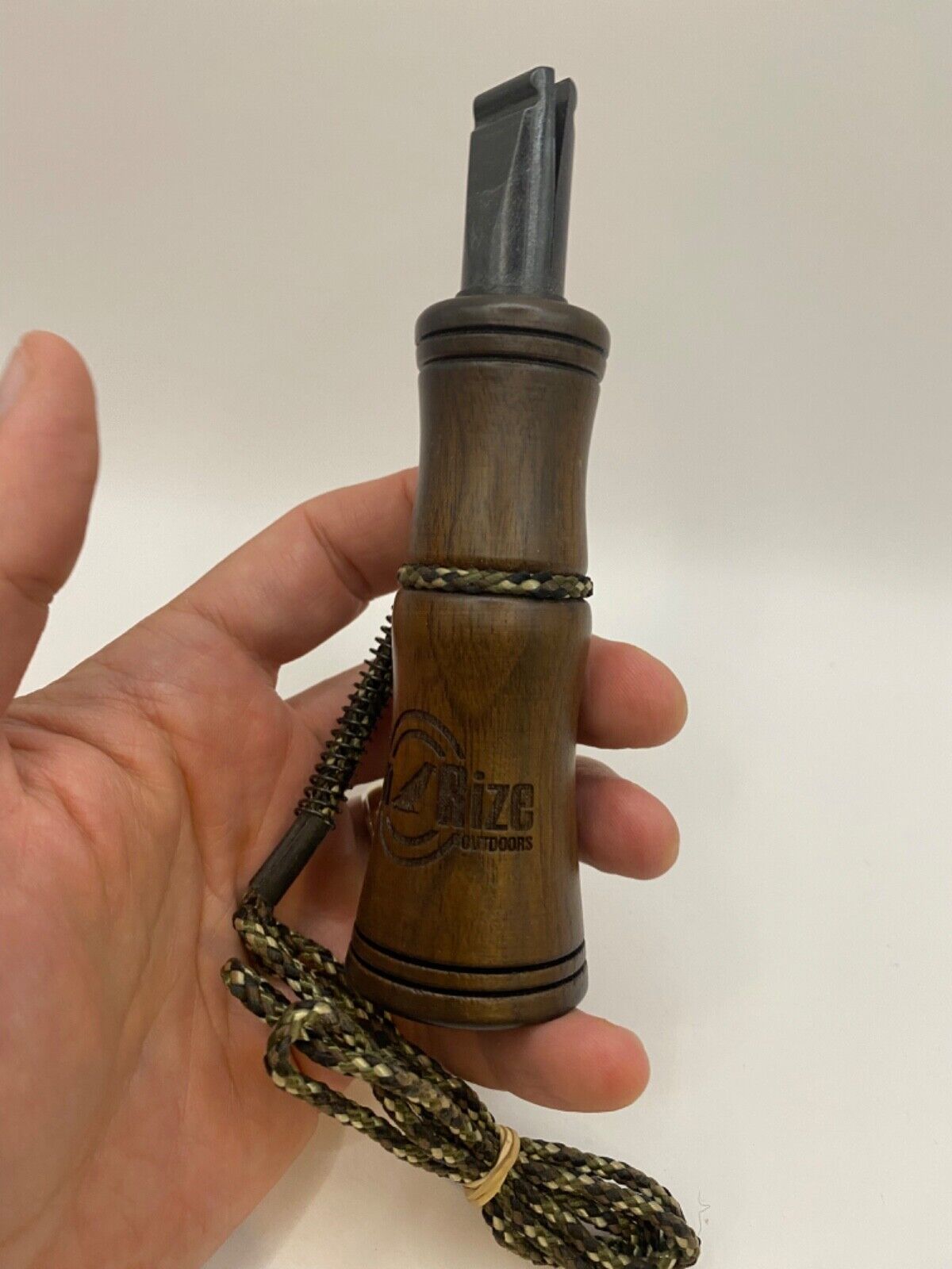 Wooden Amish Crafted Son Rize Crow Call - Big, Full Sound
