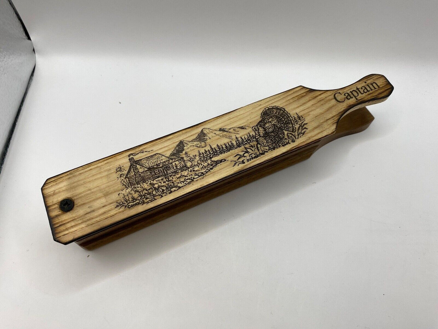 Genuinely Amish Crafted "Captain" Turkey Box Call