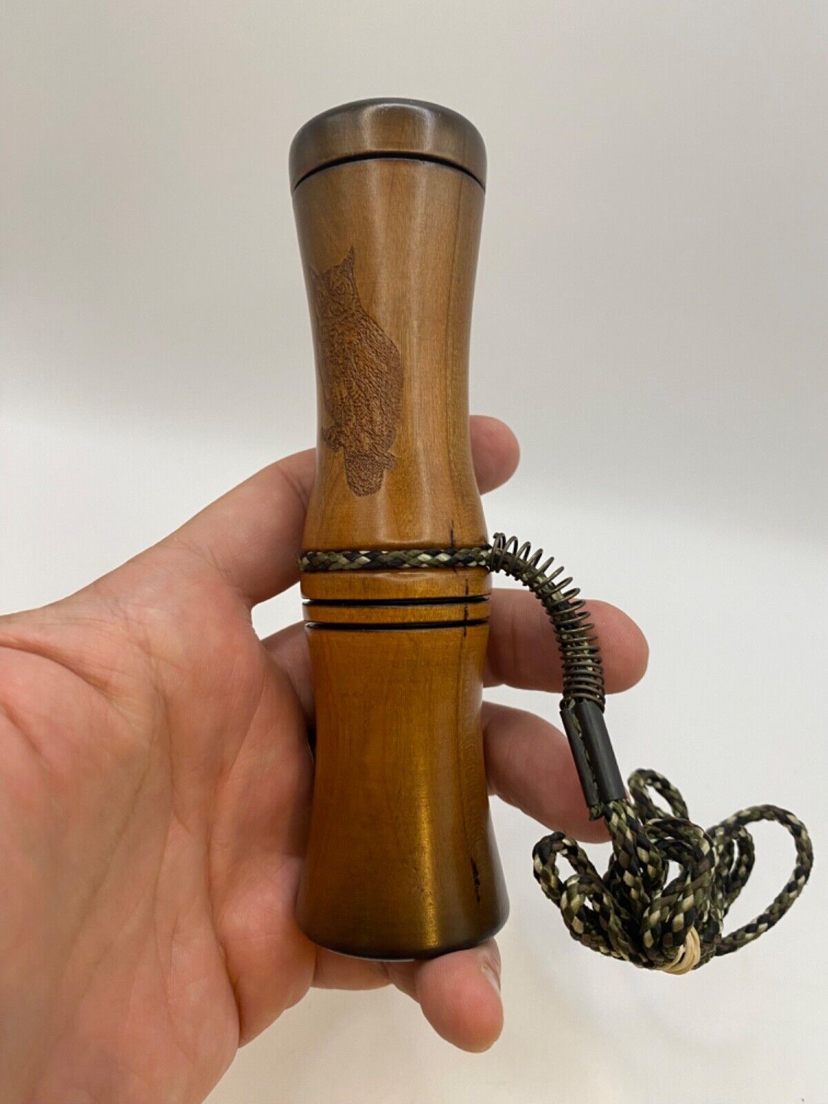 Genuinely Amish Crafted Barred Owl Hooter / Call - Wooden - Turkey Locator Call!