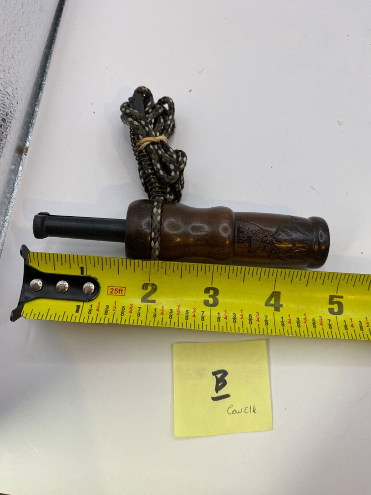 Genuinely Amish Crafted Female Elk Cow Call with Lanyard