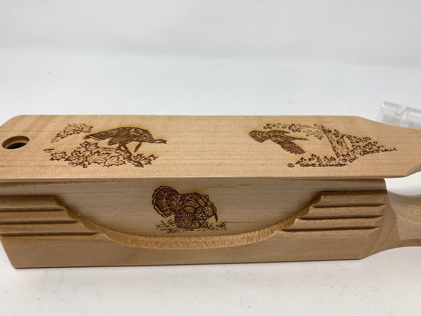 Genuinely Amish Crafted "Handle Half Moon" Turkey Box Call