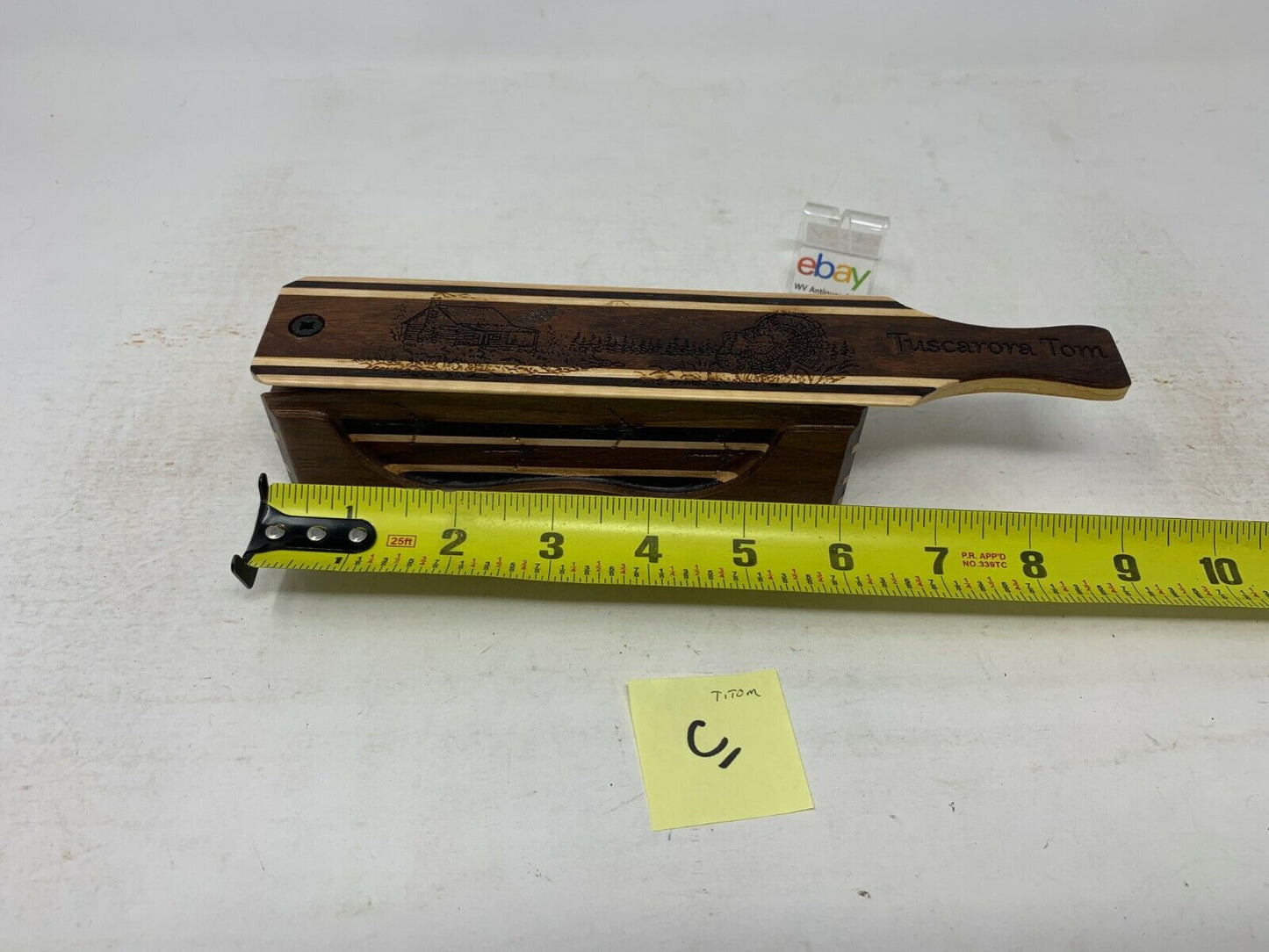 Genuinely Amish Crafted "Tuscarora Tom" Turkey Box Call