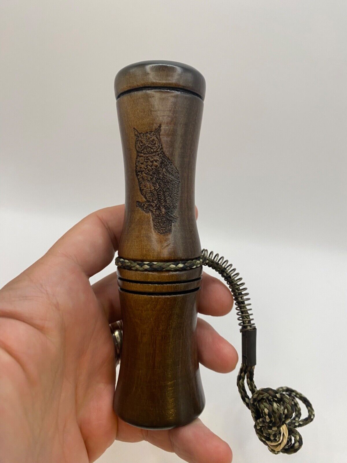 Genuinely Amish Crafted Barred Owl Hooter / Call - Wooden - Turkey Locator Call!