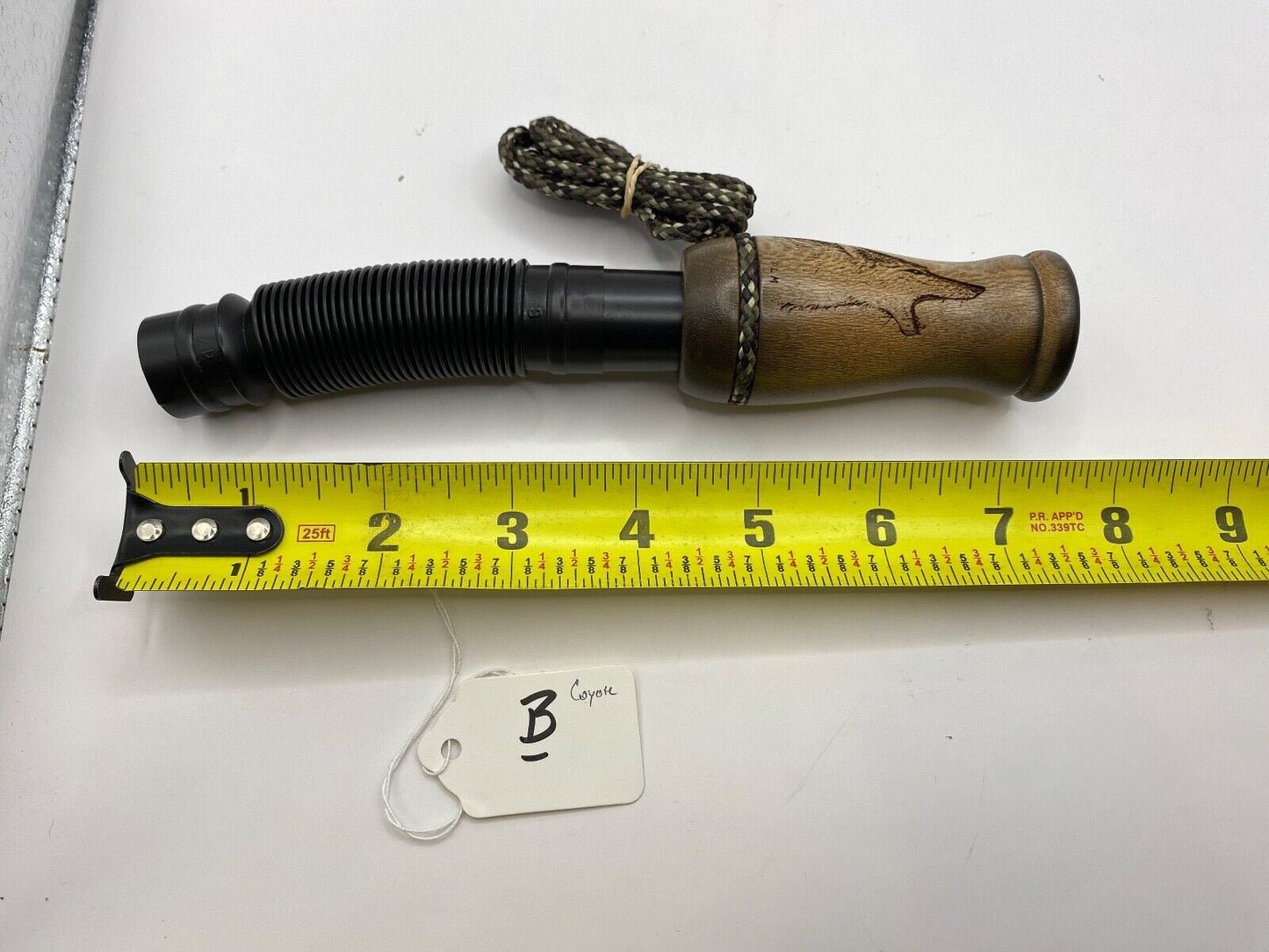 Genuinely Amish Crafted Coyote Howler Call with Lanyard