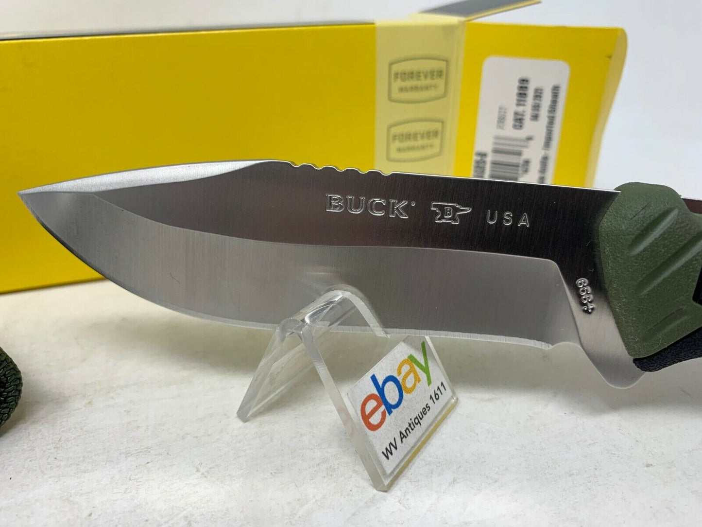 Buck USA 656 Large Pursuit Fixed Blade Hunting Knife with Sheath - New!