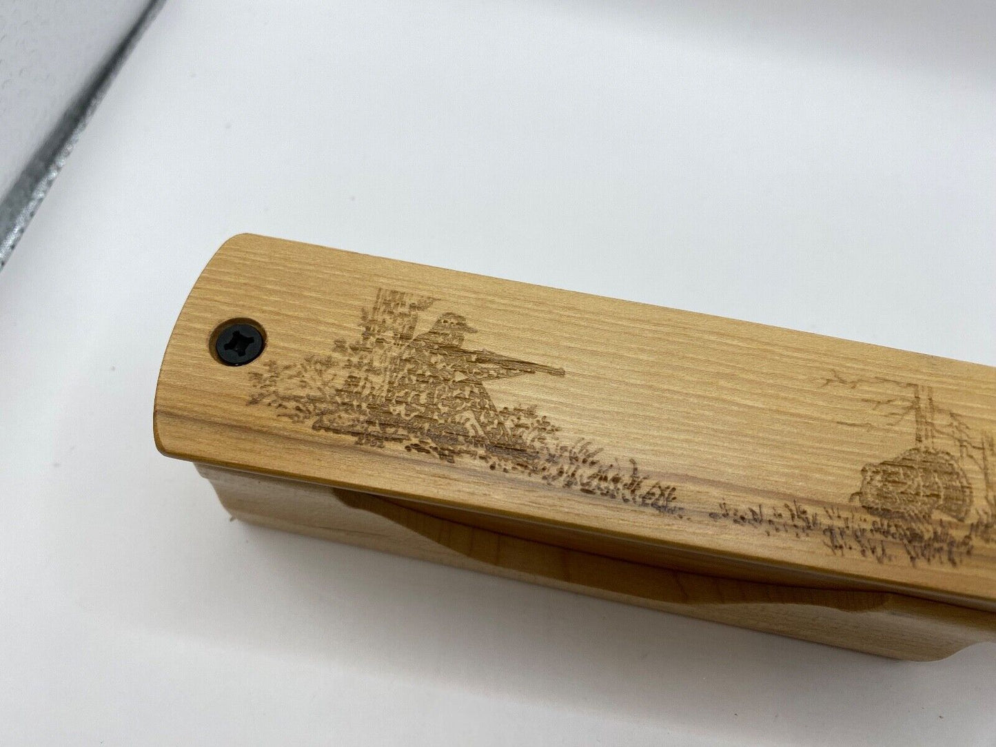 Genuinely Amish Crafted "Half Moon" Turkey Box Call