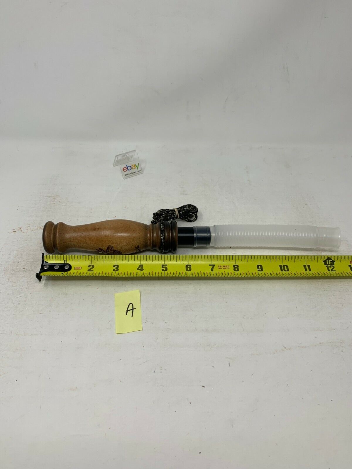 Genuinely Amish Crafted Wooden Elk Bugle Call with Lanyard