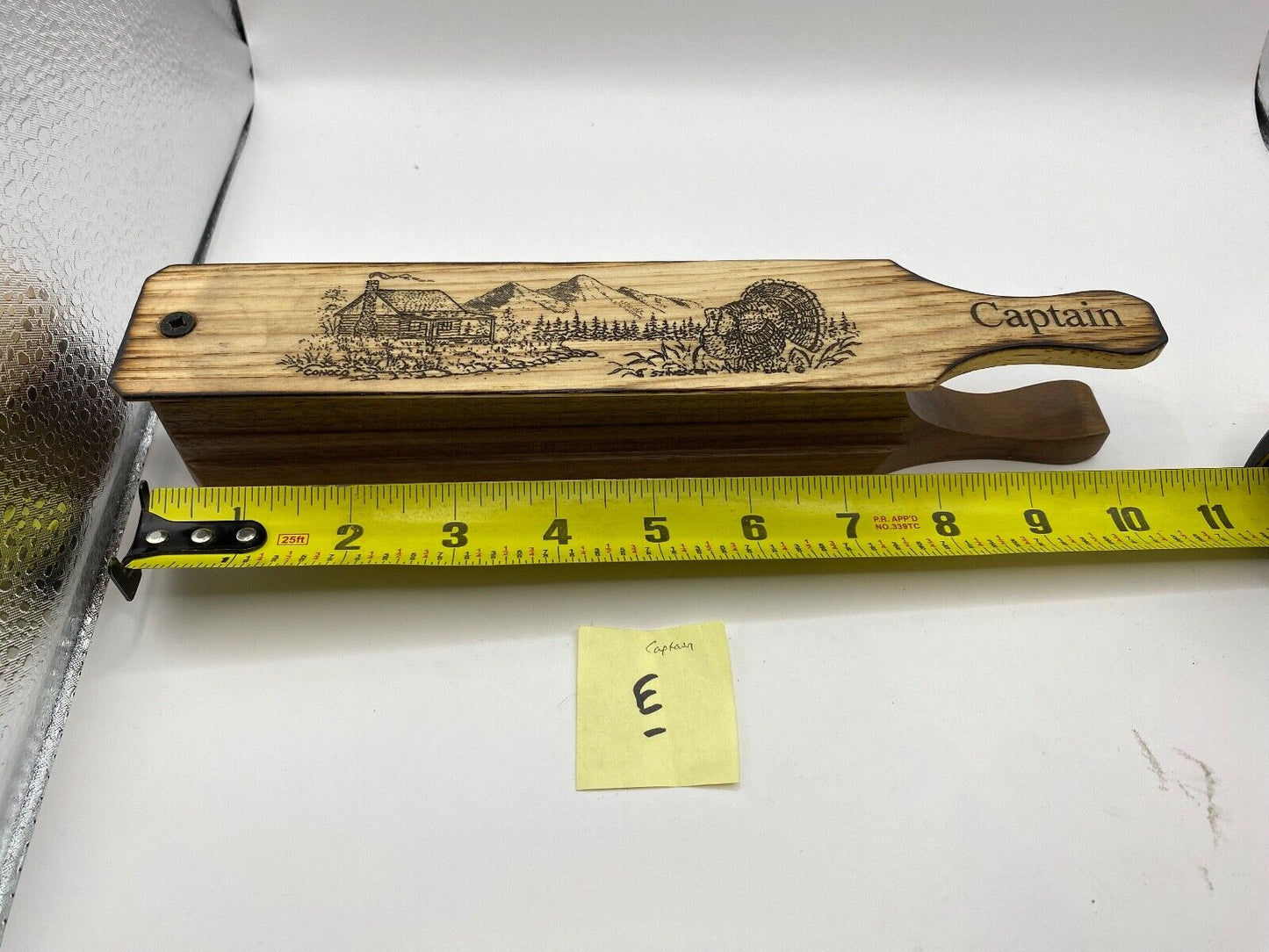 Genuinely Amish Crafted "Captain" Turkey Box Call