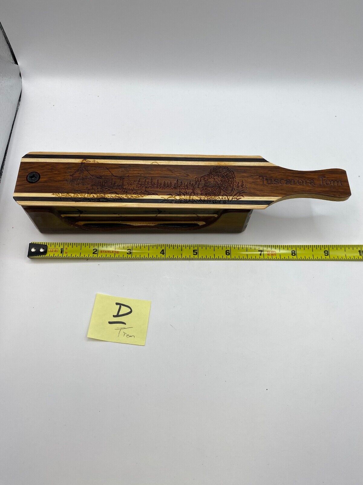 Genuinely Amish Crafted "Tuscarora Tom" Turkey Box Call