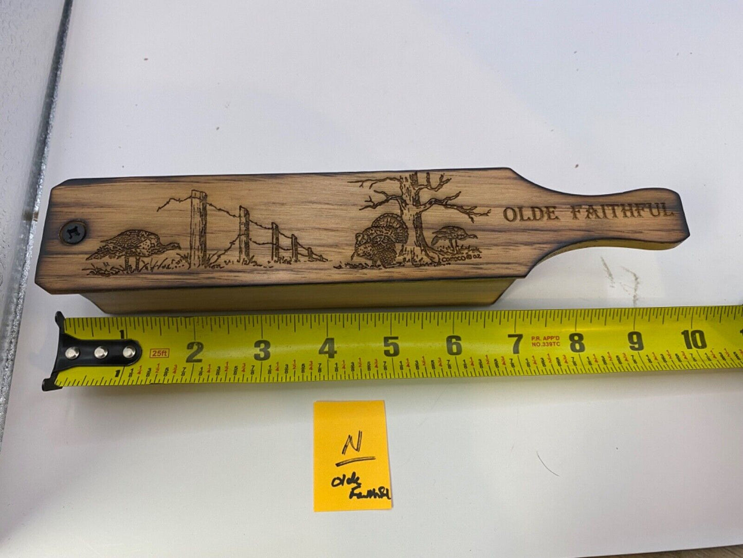 Genuinely Amish Crafted "Old Faithful" Turkey Box Call