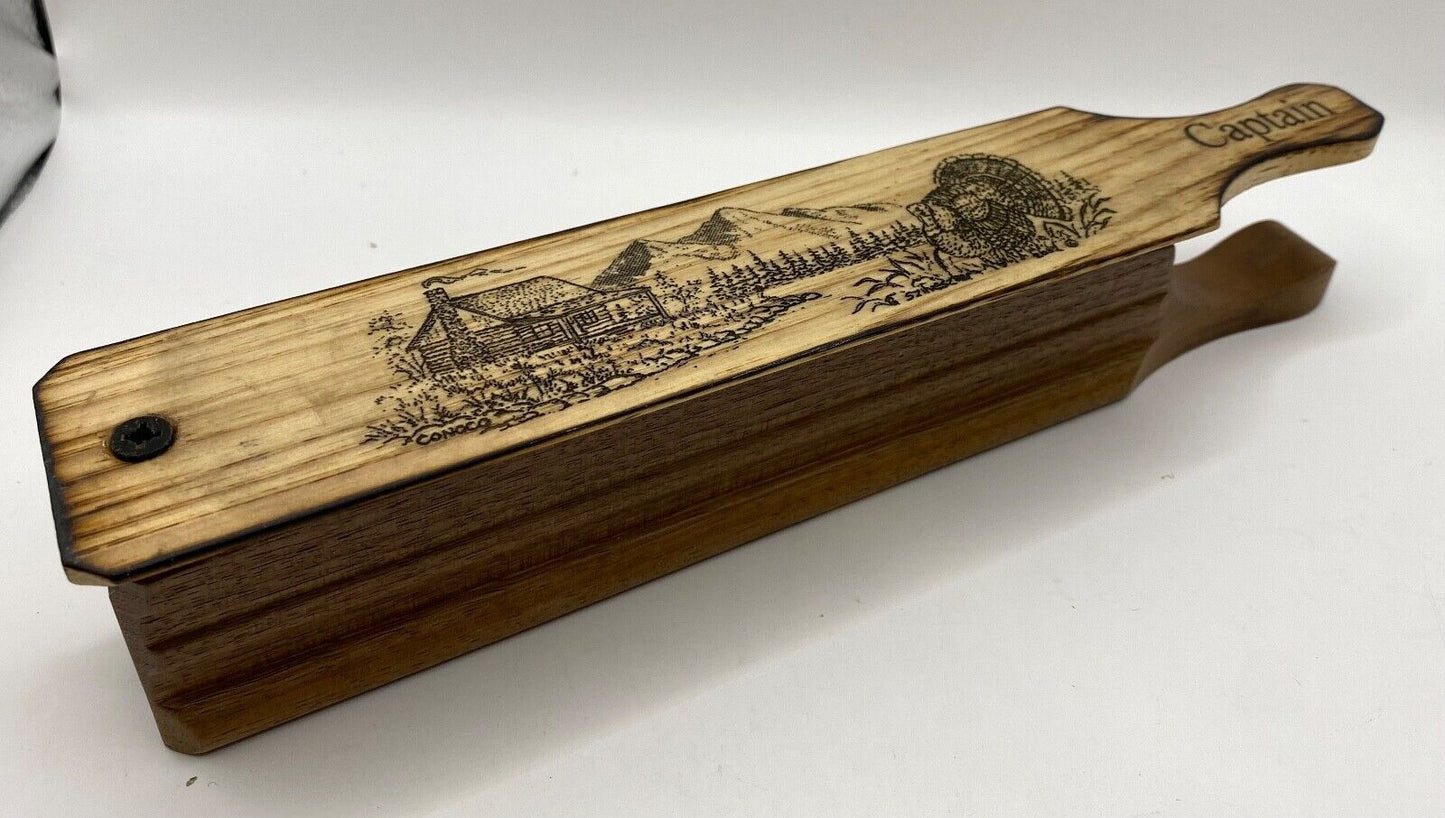 Genuinely Amish Crafted "Captain" Turkey Box Call