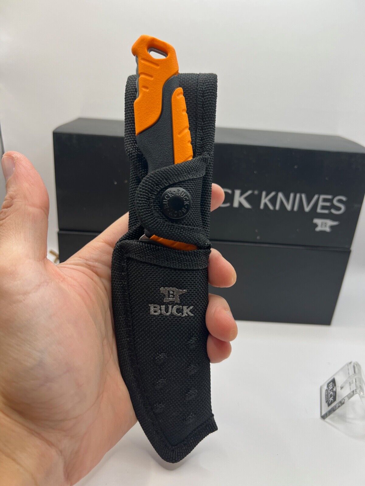 Buck USA 658 Small Pursuit PRO Fixed Blade Hunting Knife with Sheath, S35 - NIB!