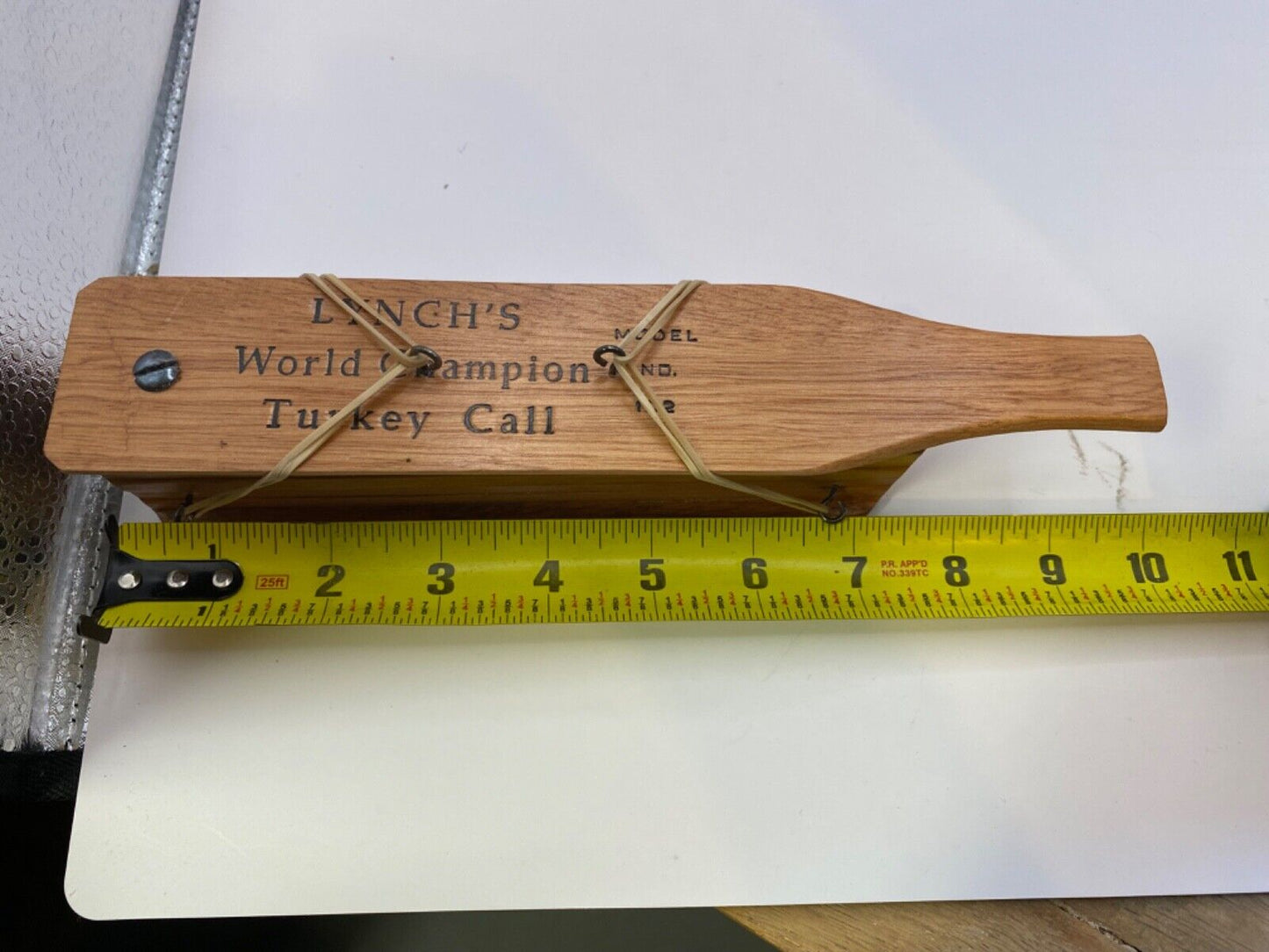 Wooden Amish Crafted Limited "Lynch's Champion" Turkey Box Call - 2024