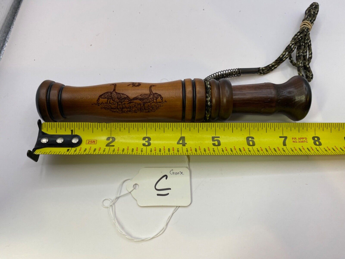 Genuinely Amish Crafted Goose Call with Lanyard - Honker