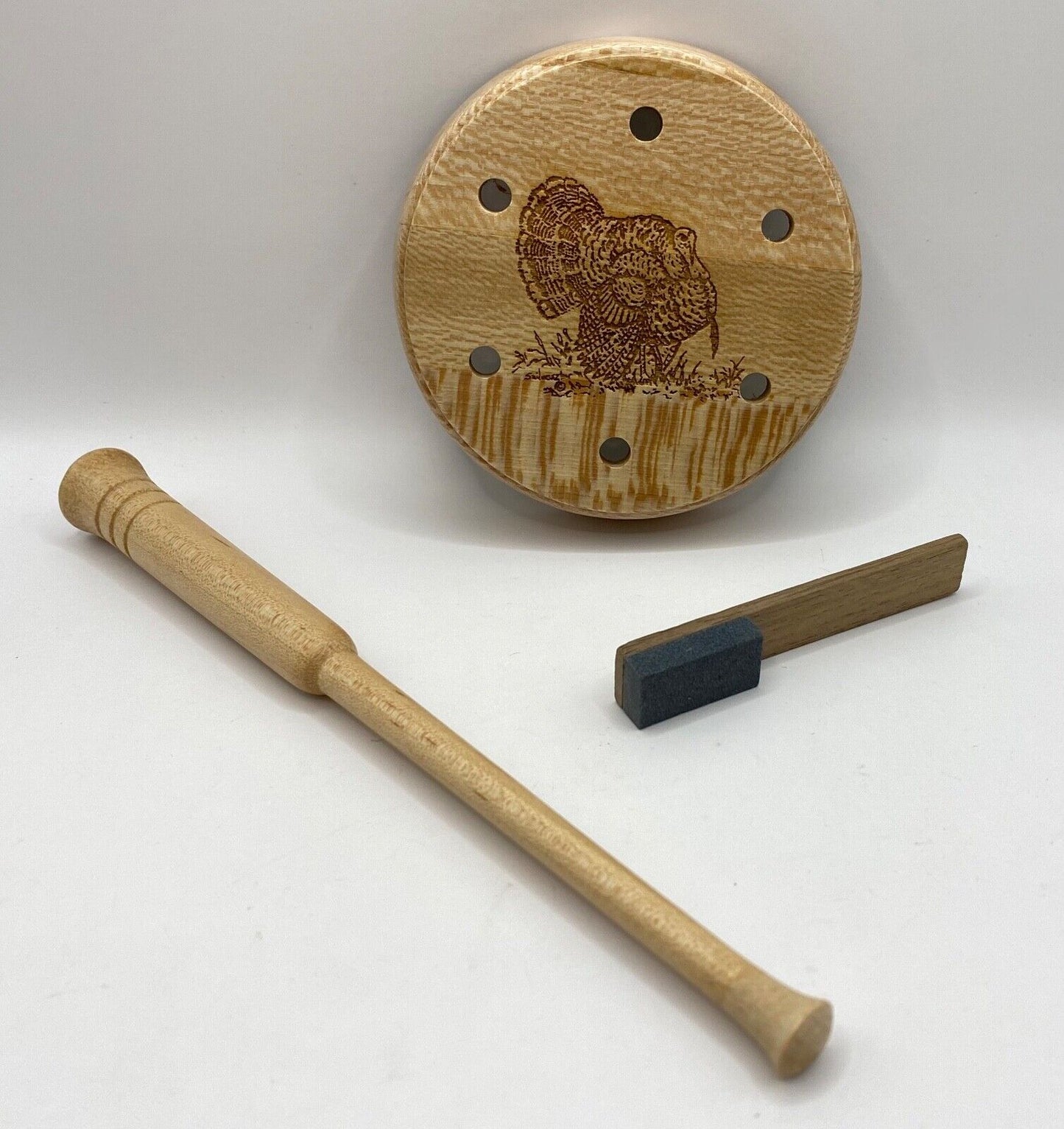 Genuinely Amish Crafted Turkey Friction Call with Striker