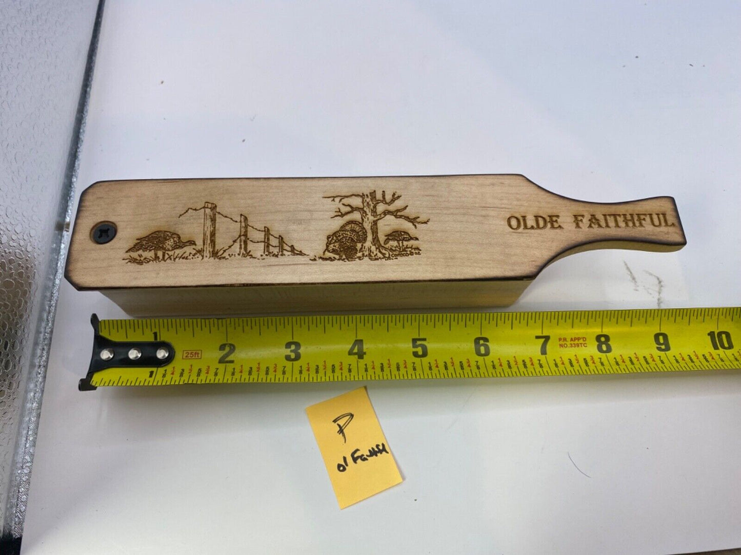 Genuinely Amish Crafted "Old Faithful" Turkey Box Call