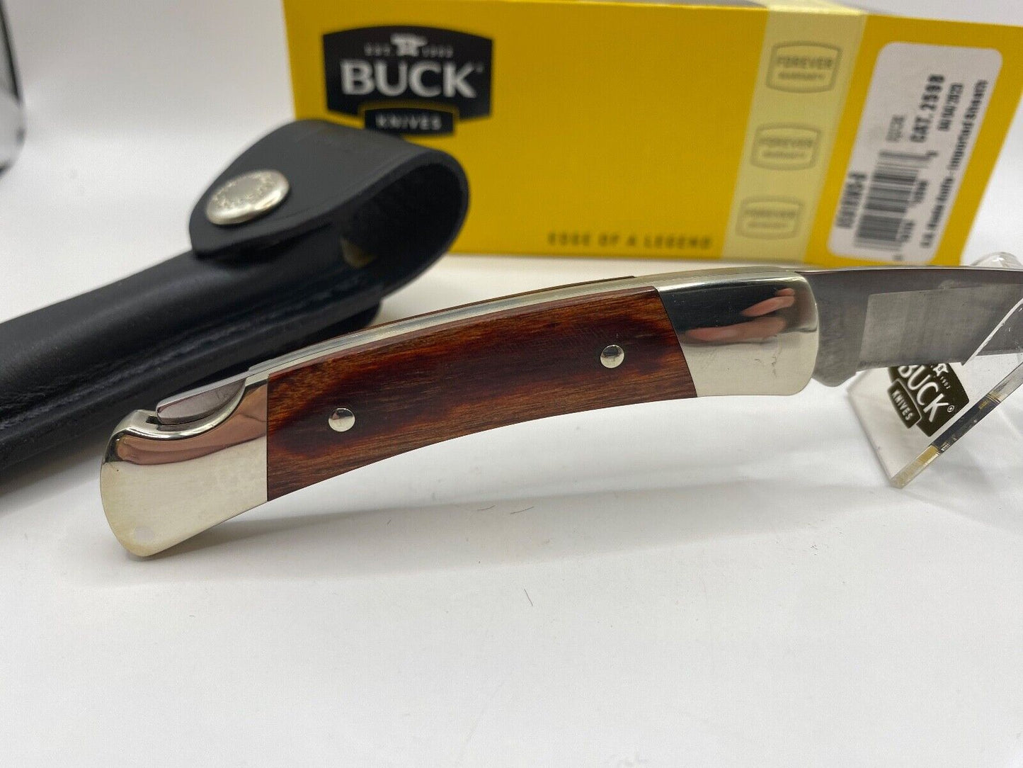 Buck USA 501 Squire Folding Pocket Knife with Sheath - New!