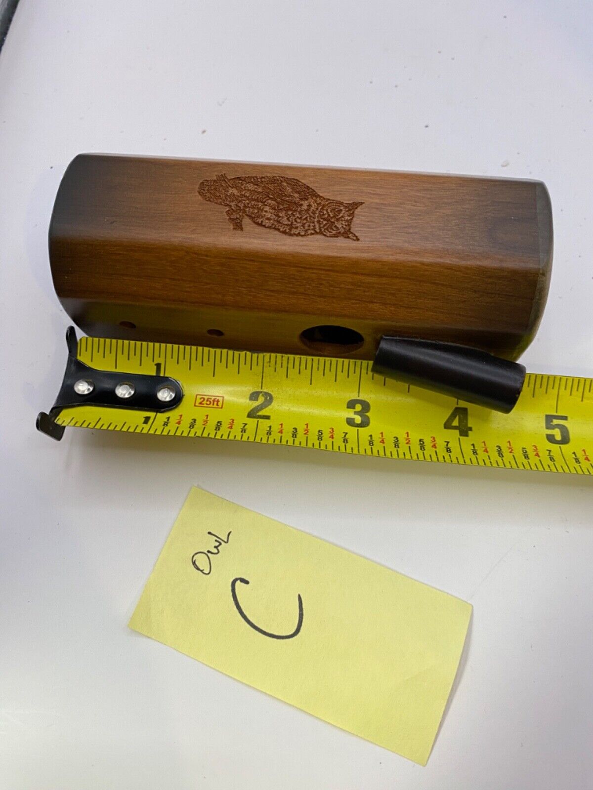 Genuinely Amish Crafted Owl Hooter / Owl Call - Wooden - Turkey Locator Call !