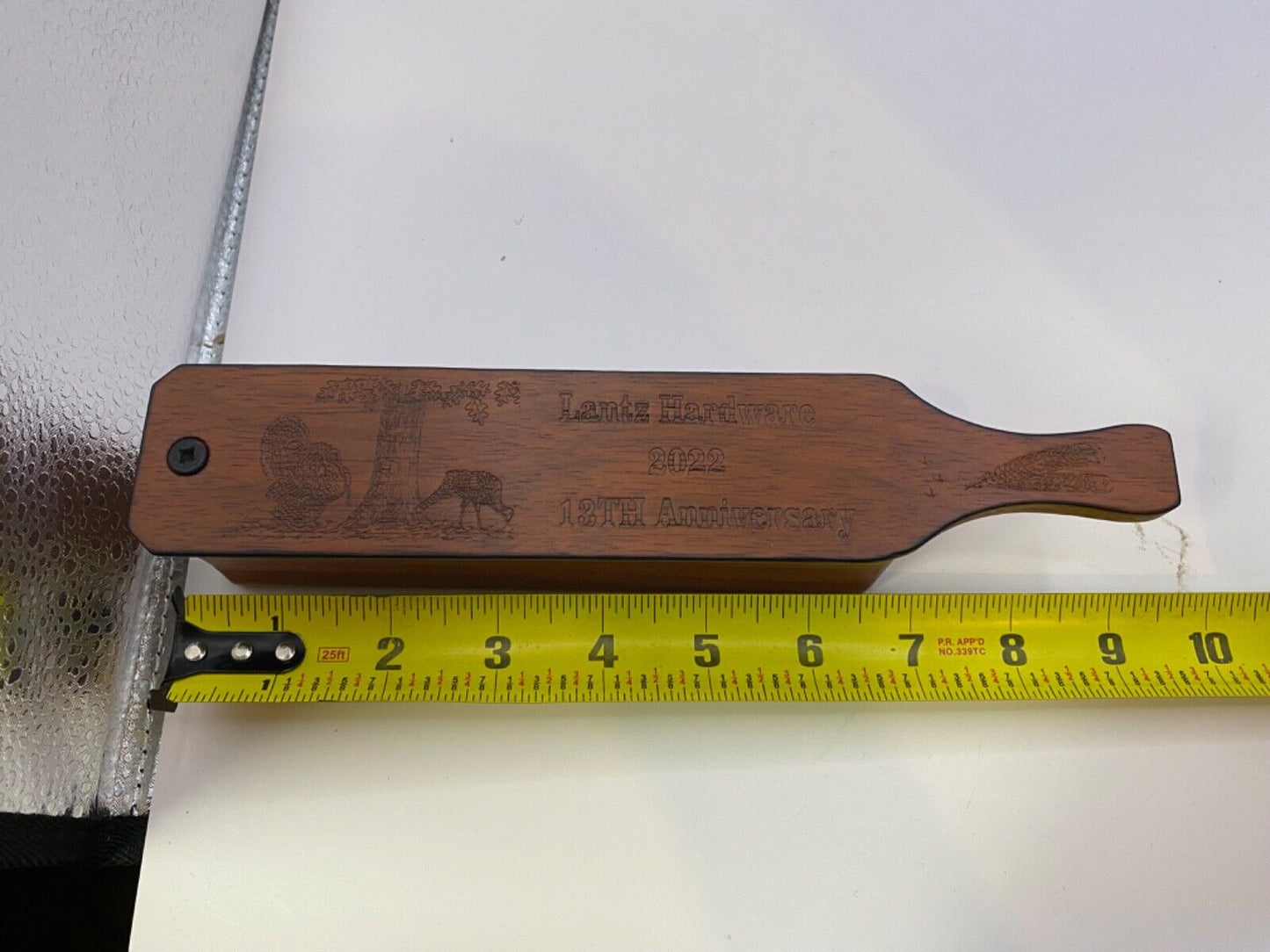 Wooden Amish Crafted Limited "Lantz Hardwoods" Turkey Box Call - 2022