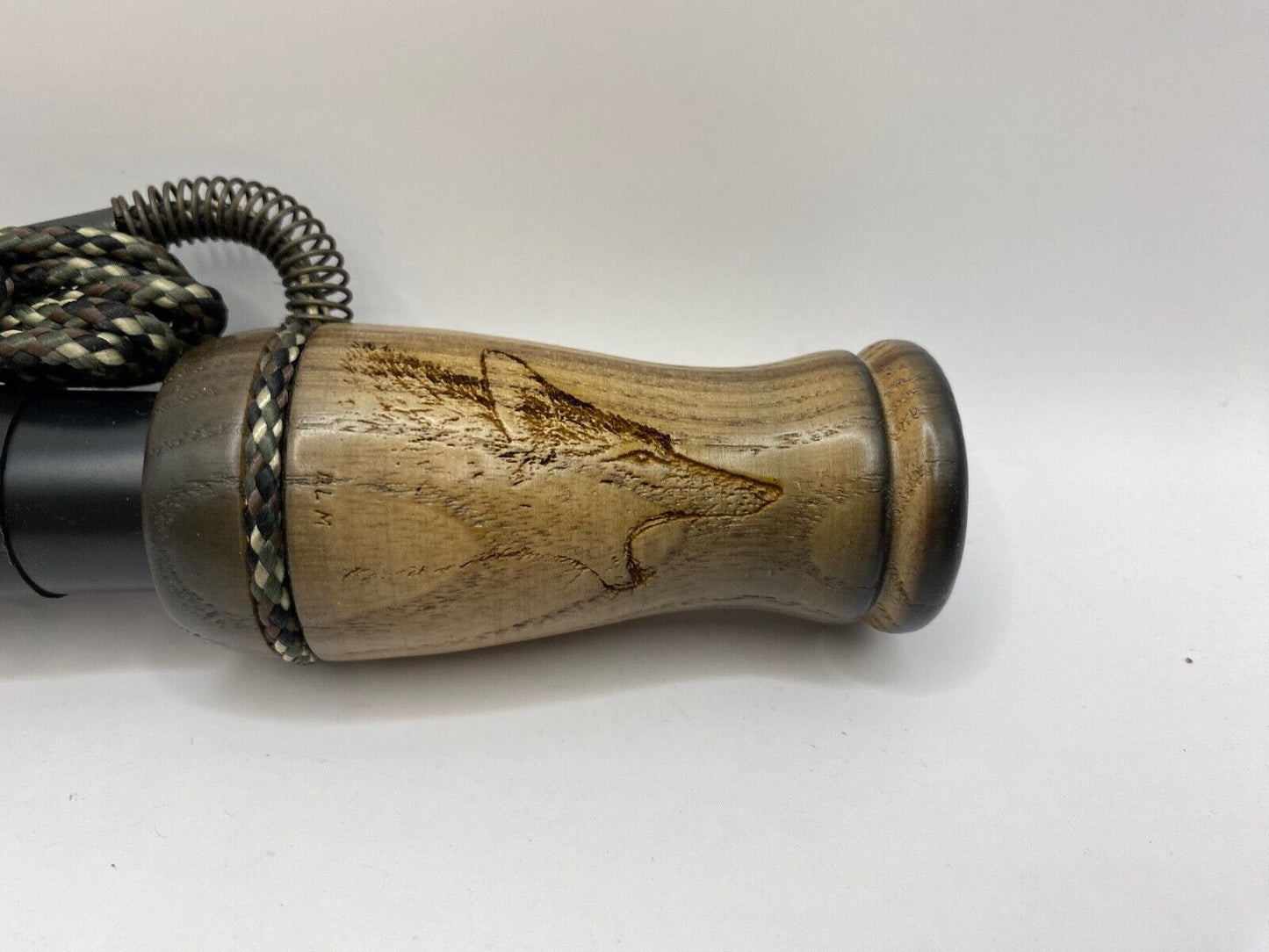 Genuinely Amish Crafted Wooden Coyote Howler Call with Lanyard
