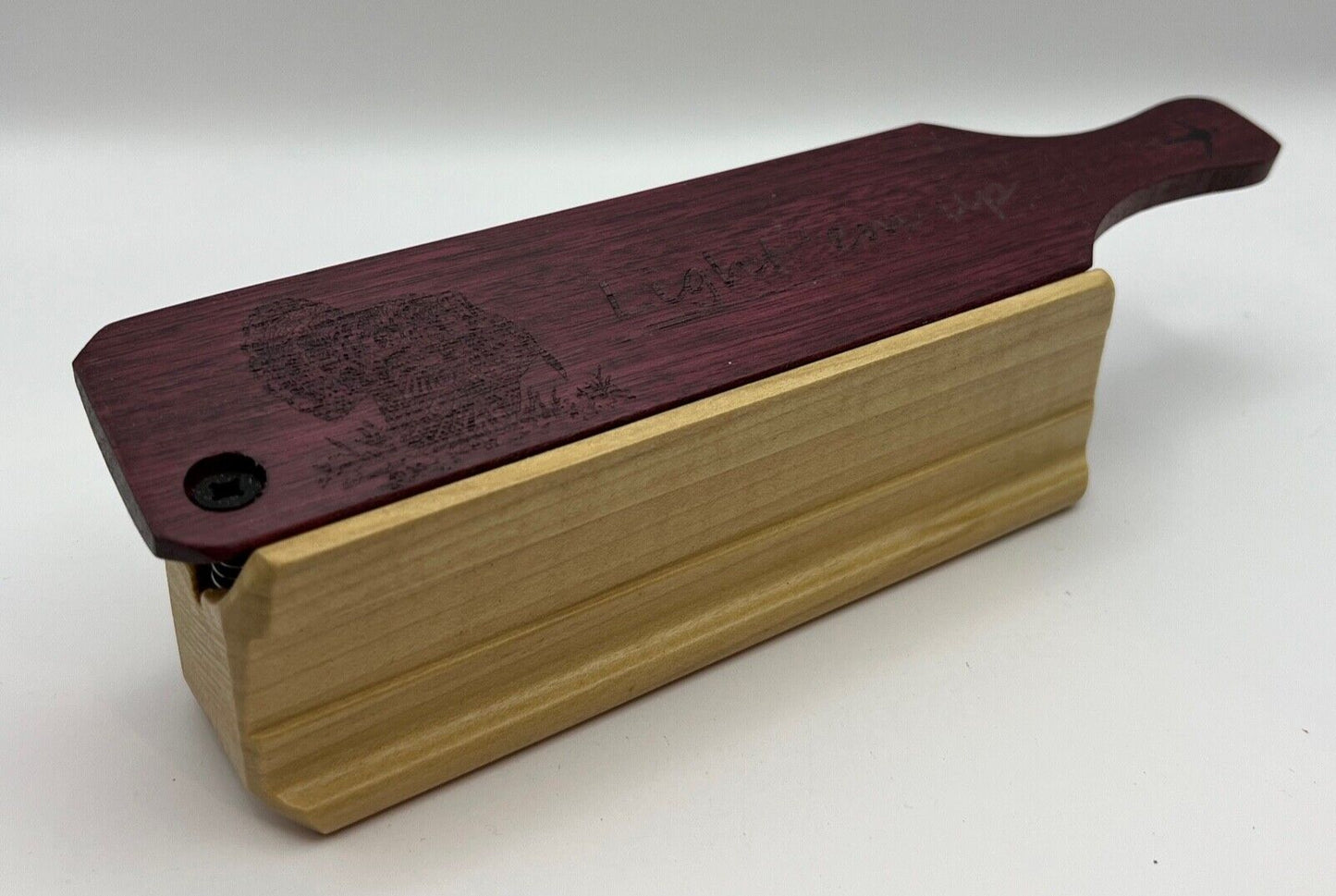 Wooden Amish Crafted "Light Em Up" Limited Edition 2022 Turkey Box Call