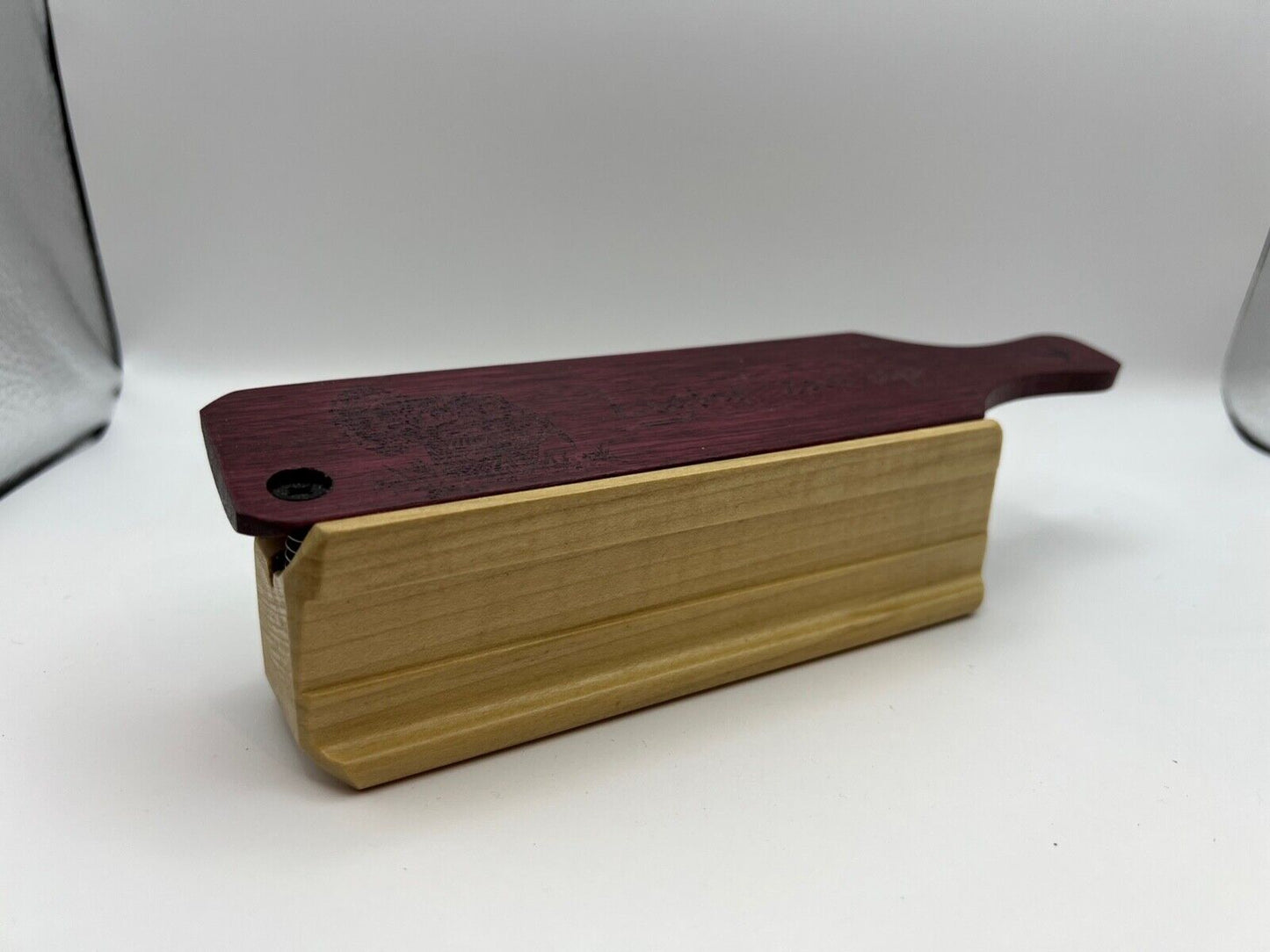 Wooden Amish Crafted "Light Em Up" Limited Edition 2022 Turkey Box Call