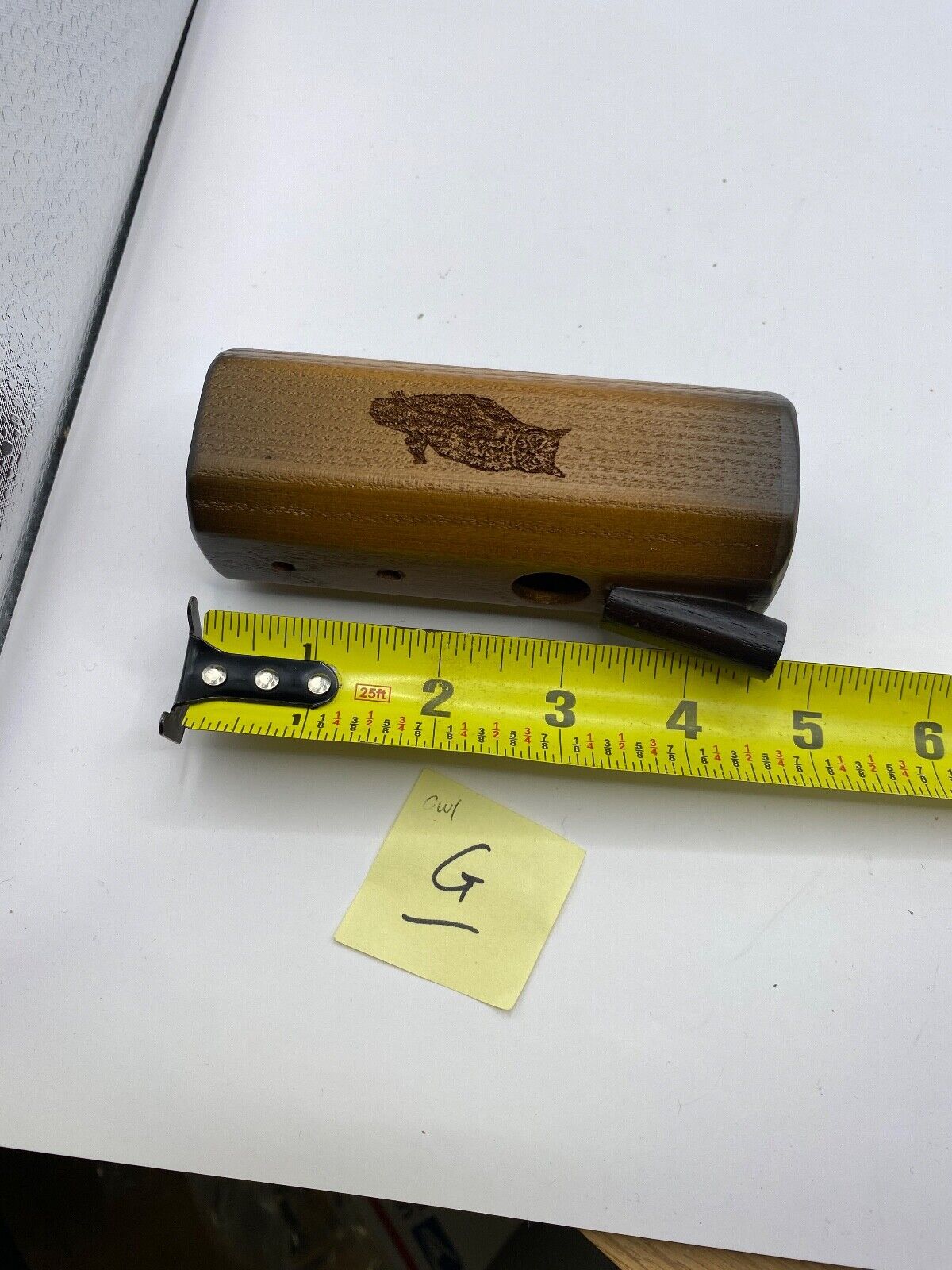 Genuinely Amish Crafted Owl Hooter / Owl Call - Wooden - Turkey Locator Call !