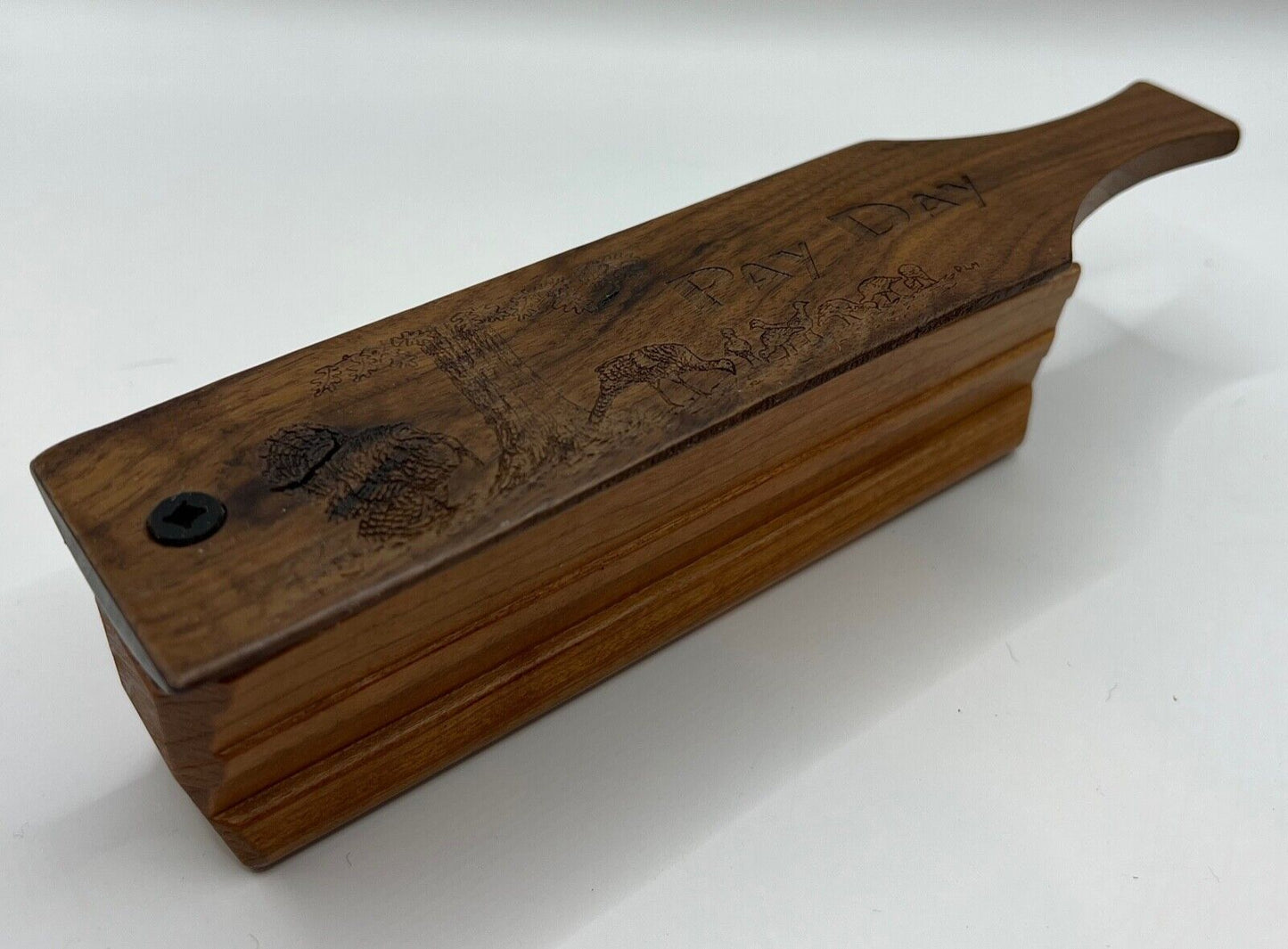Wooden Amish Crafted "Pay Day" Limited Edition 2022 Turkey Box Call