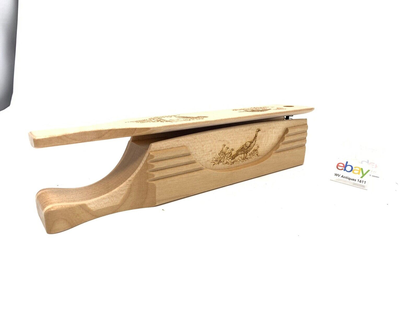 Genuinely Amish Crafted "Handle Half Moon" Turkey Box Call