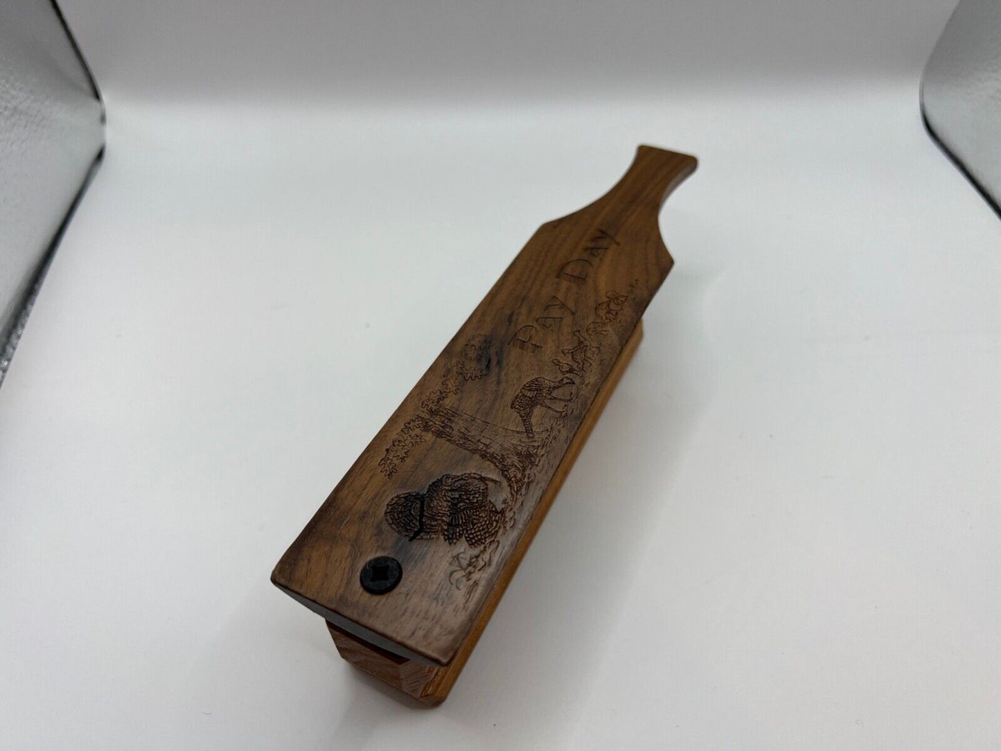 Wooden Amish Crafted "Pay Day" Limited Edition 2022 Turkey Box Call