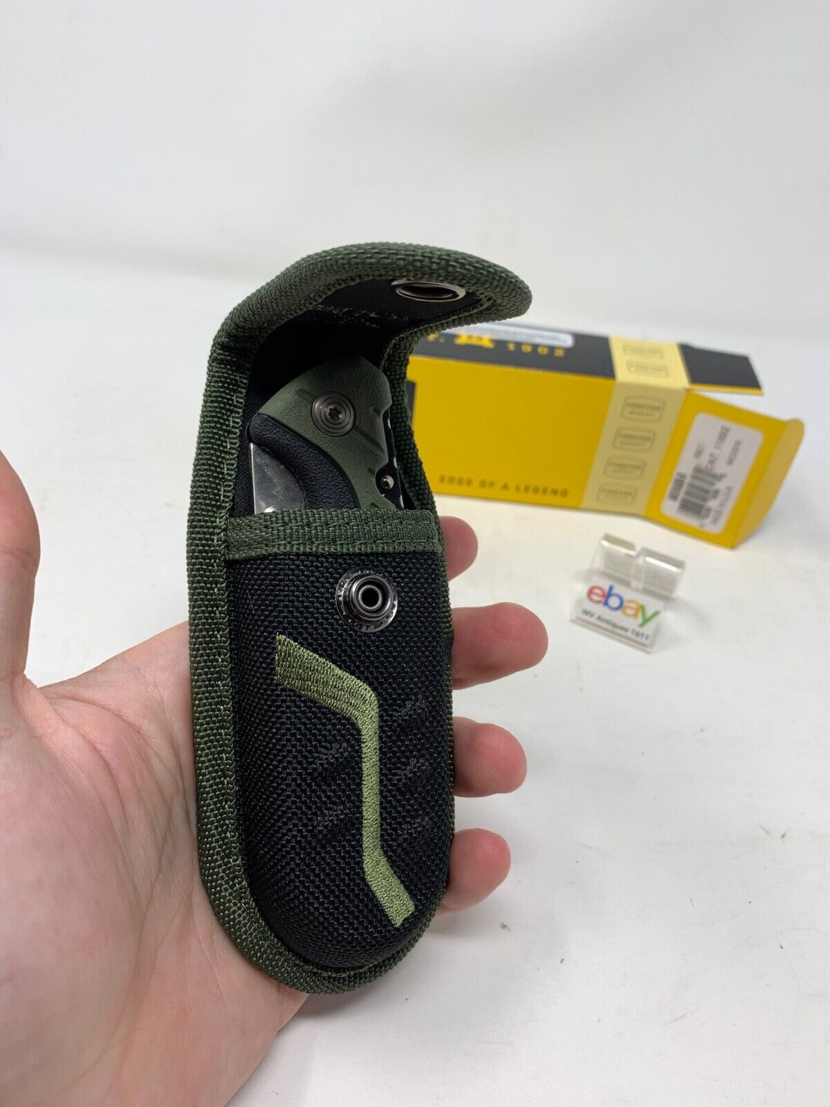 Buck USA 659 Large Pursuit Folding Hunting Knife with Sheath - New In Box!