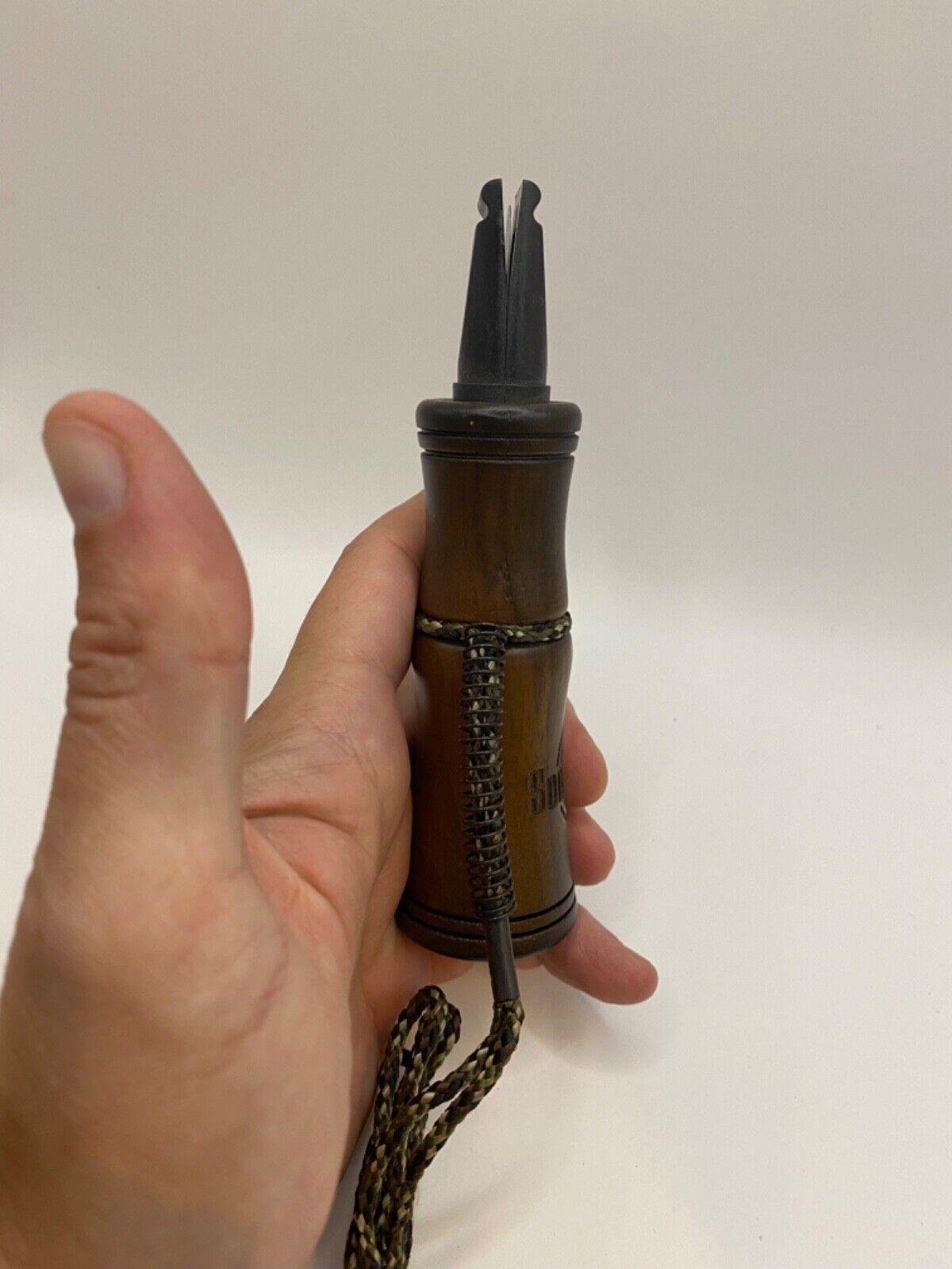 Wooden Amish Crafted Son Rize Crow Call - Big, Full Sound