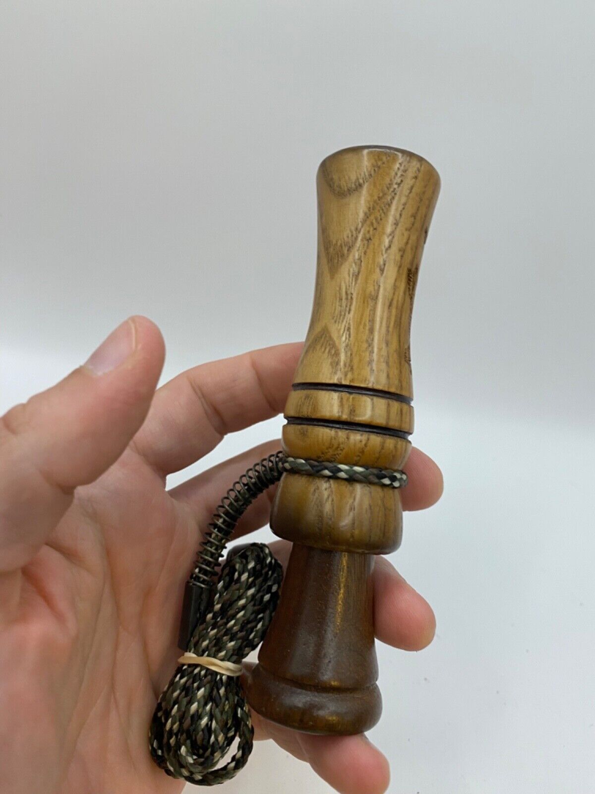 Genuinely Amish Crafted Duck Call with Lanyard - Wooden