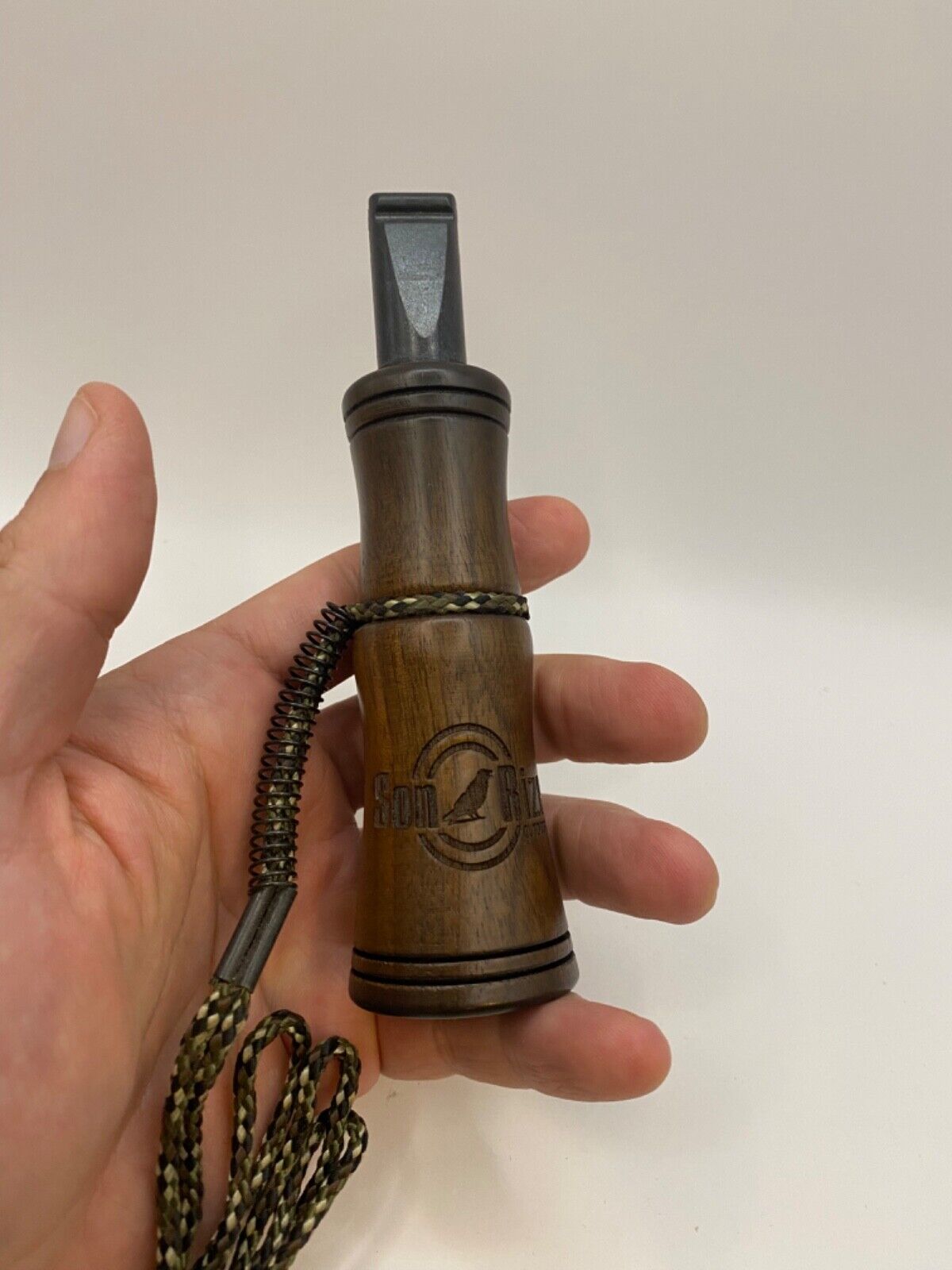 Wooden Amish Crafted Son Rize Crow Call - Big, Full Sound