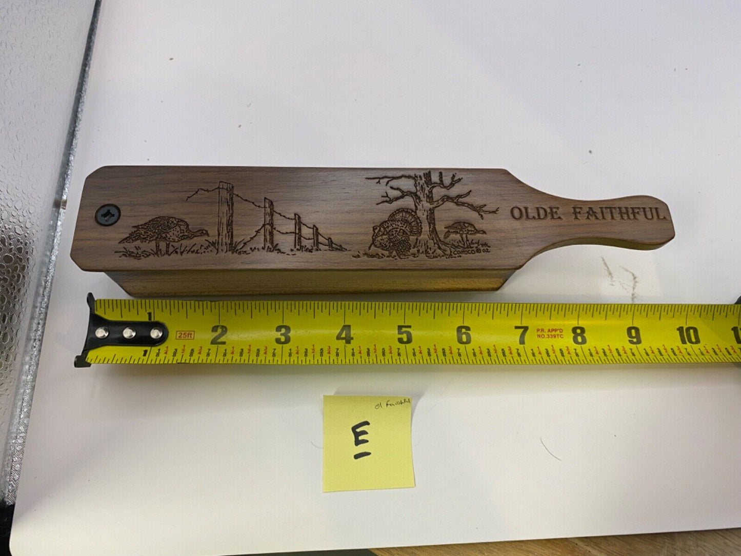 Genuinely Amish Crafted "Old Faithful" Turkey Box Call