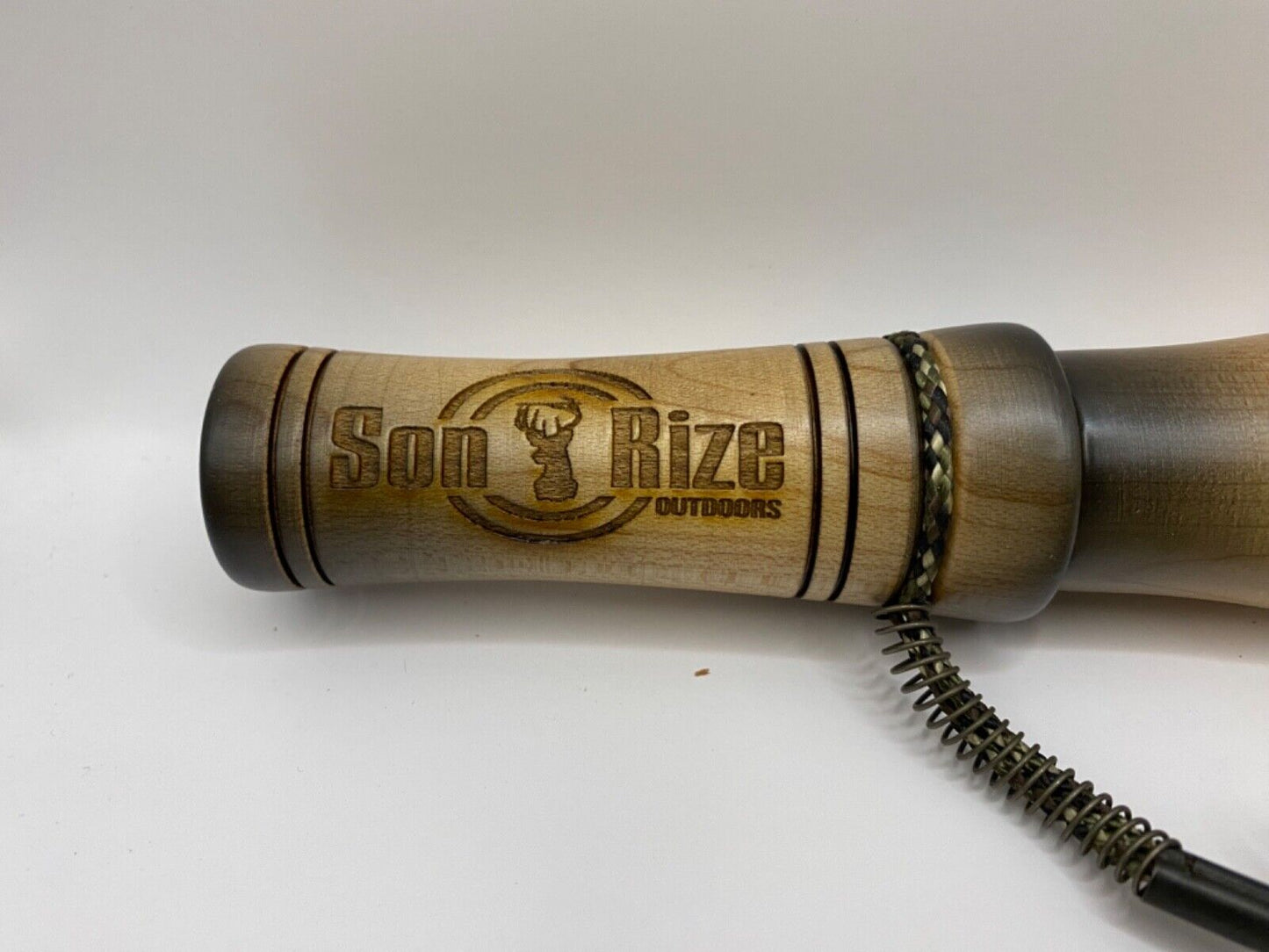 Wooden Amish Crafted Son Rize Buck / Deer Grunt Call - All Wood, Deep Sound!