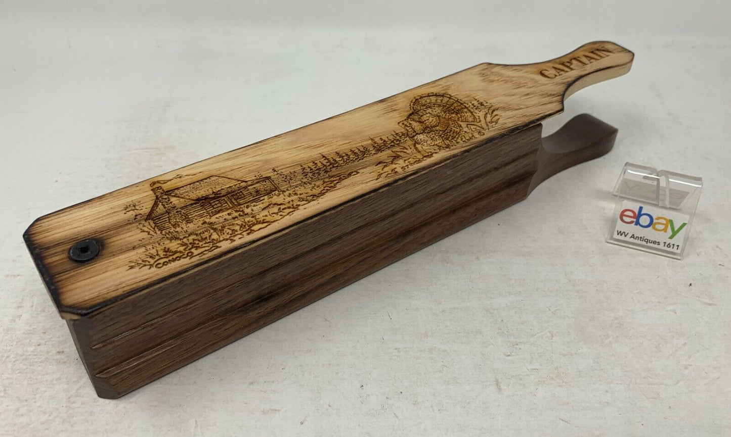 Genuinely Amish Crafted "Captain" Turkey Box Call