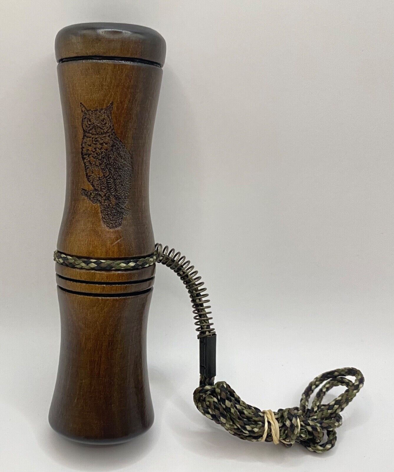 Genuinely Amish Crafted Barred Owl Hooter / Call - Wooden - Turkey Locator Call!